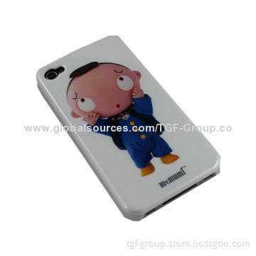 Anti-scratch and Impact-resistant Protection Case for iPhone 4/4S, IML/IMD, OEM Orders Welcomed